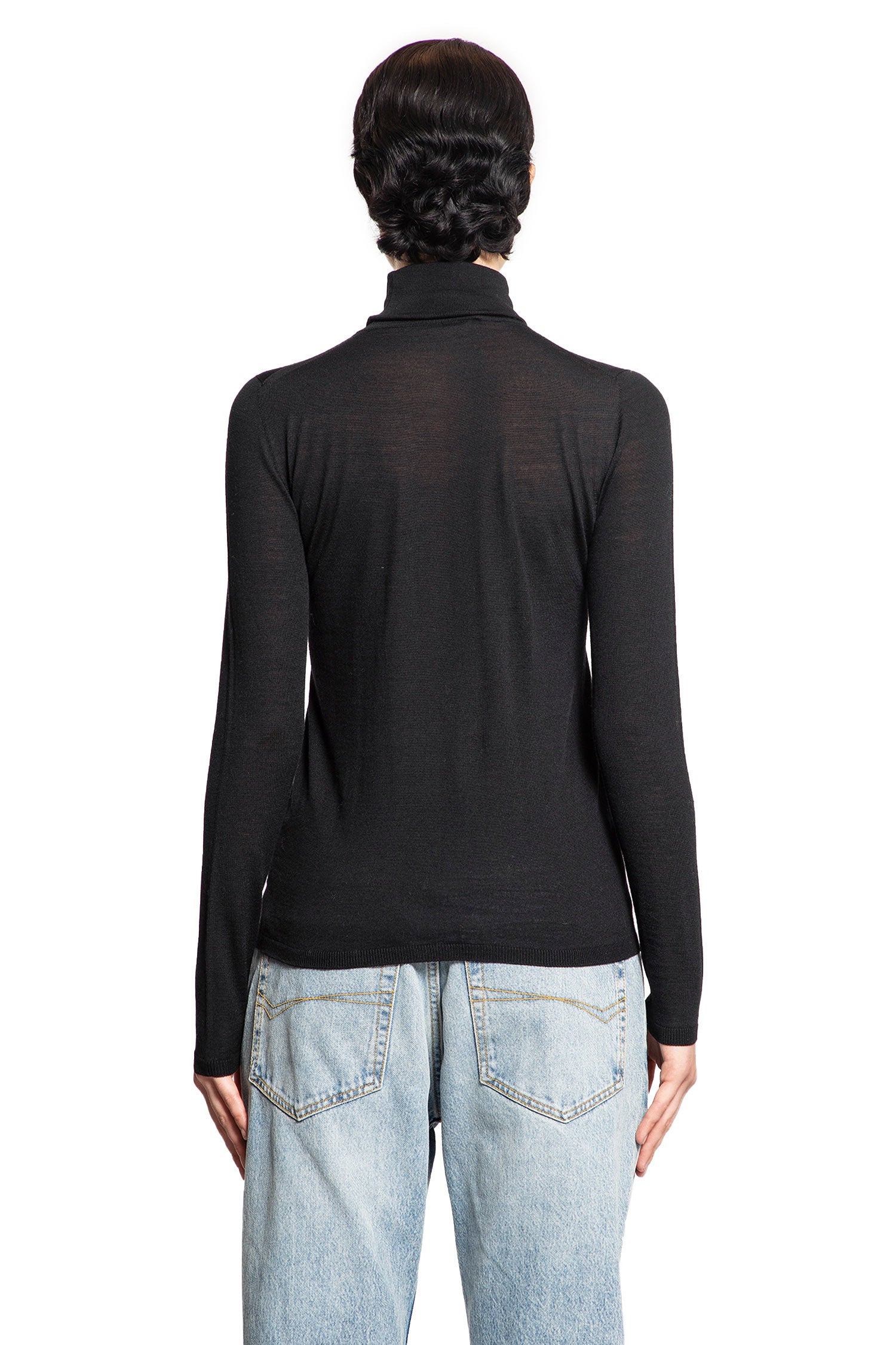 MAX MARA WOMAN BLACK KNITWEAR