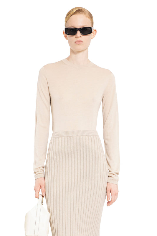 MAX MARA WOMAN BEIGE KNITWEAR