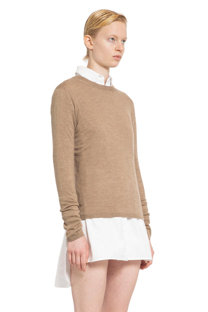 MAX MARA WOMAN BROWN KNITWEAR