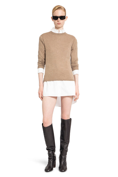 MAX MARA WOMAN BROWN KNITWEAR