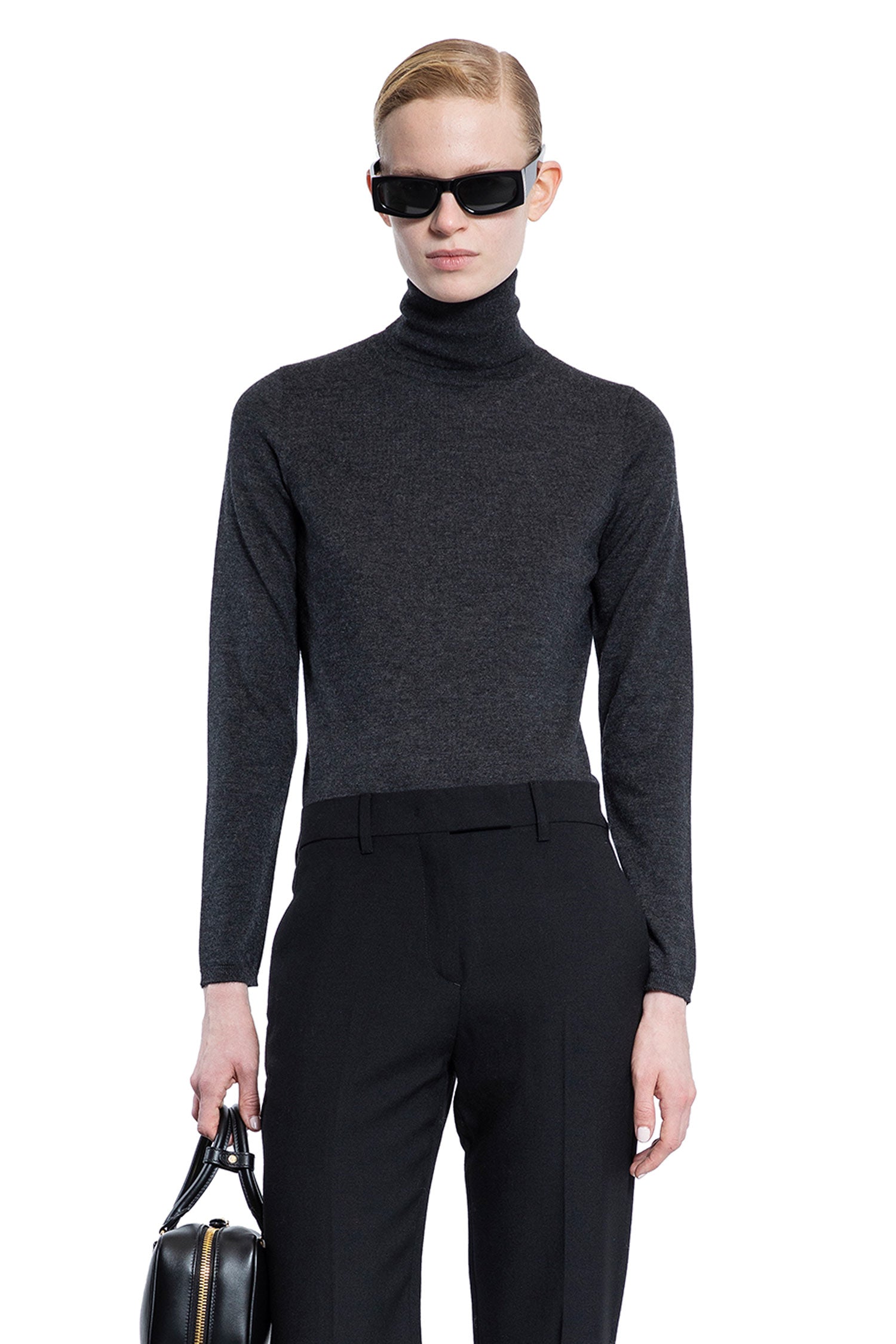 MAX MARA WOMAN GREY KNITWEAR