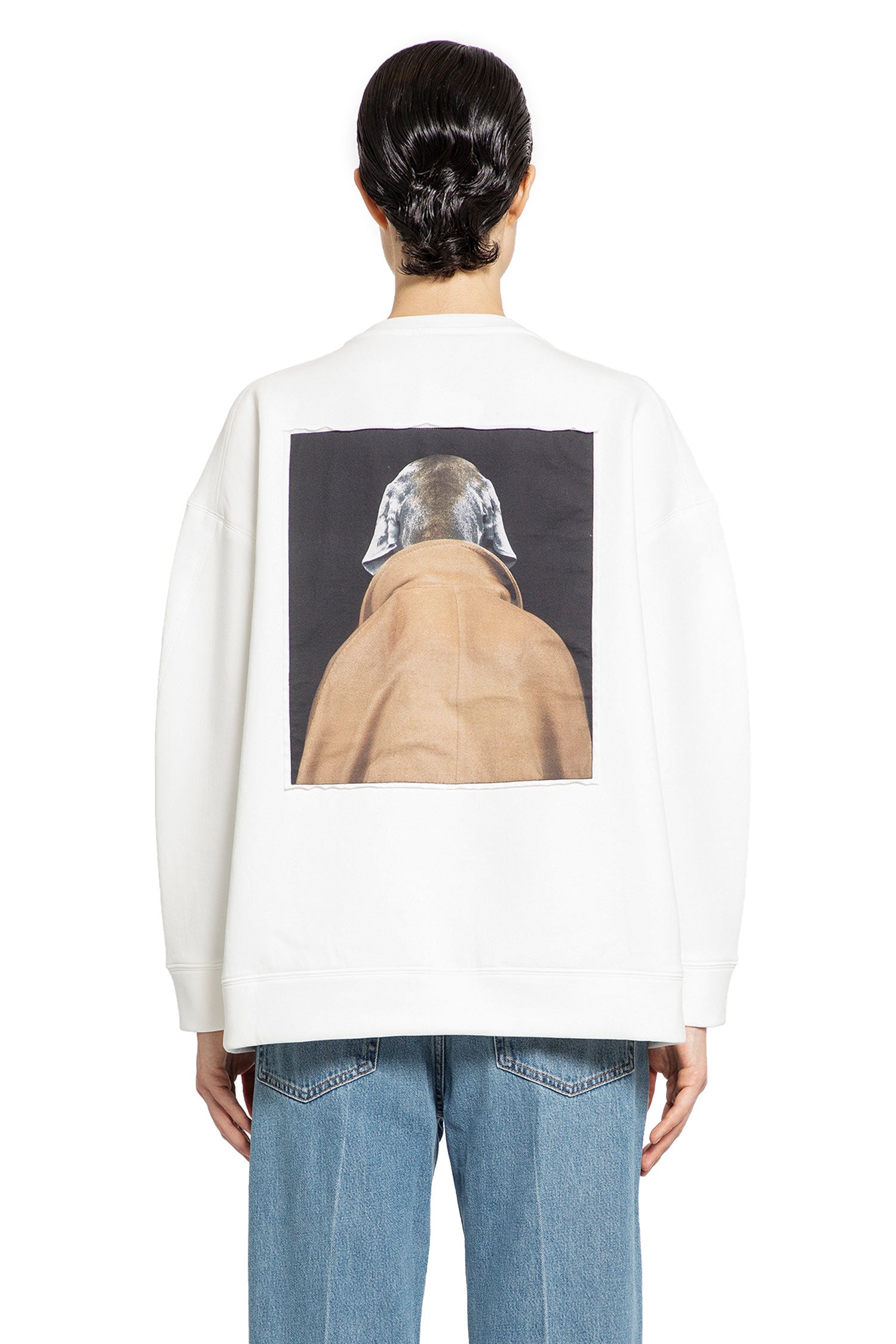 MAX MARA WOMAN WHITE SWEATSHIRTS