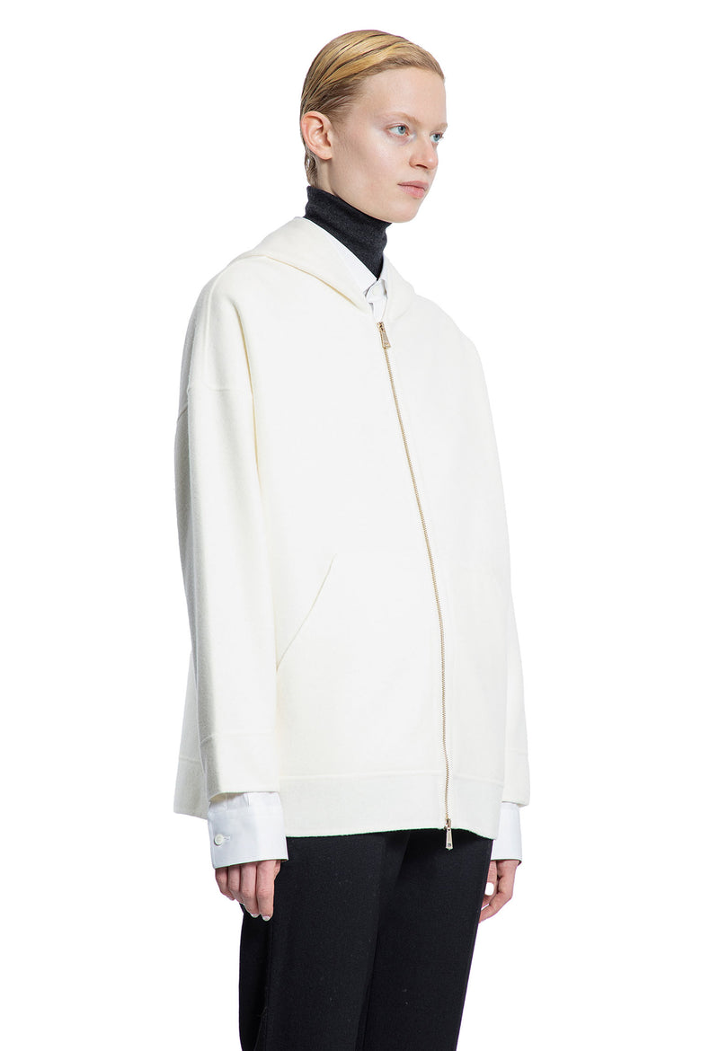 MAX MARA WOMAN OFF-WHITE SWEATSHIRTS