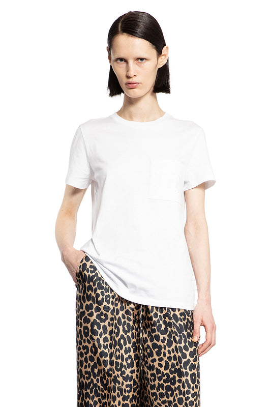 MAX MARA WOMAN WHITE T-SHIRTS & TANK TOPS