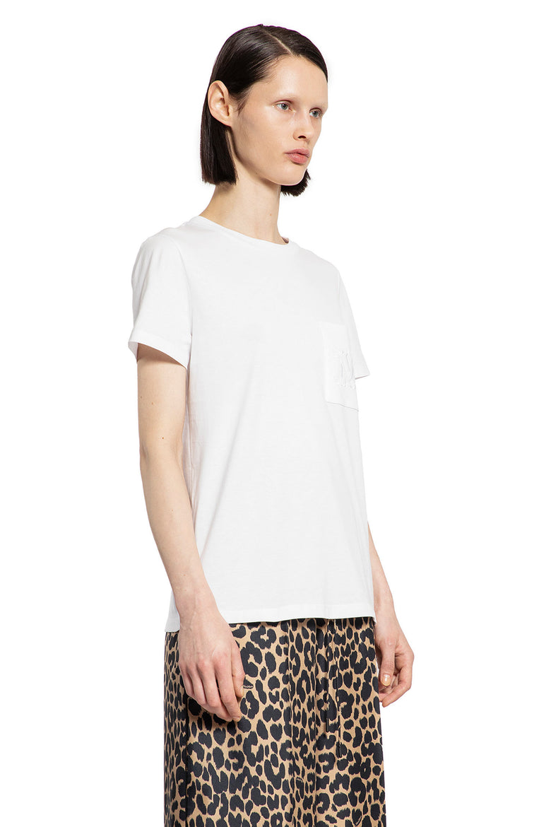 MAX MARA WOMAN WHITE T-SHIRTS & TANK TOPS