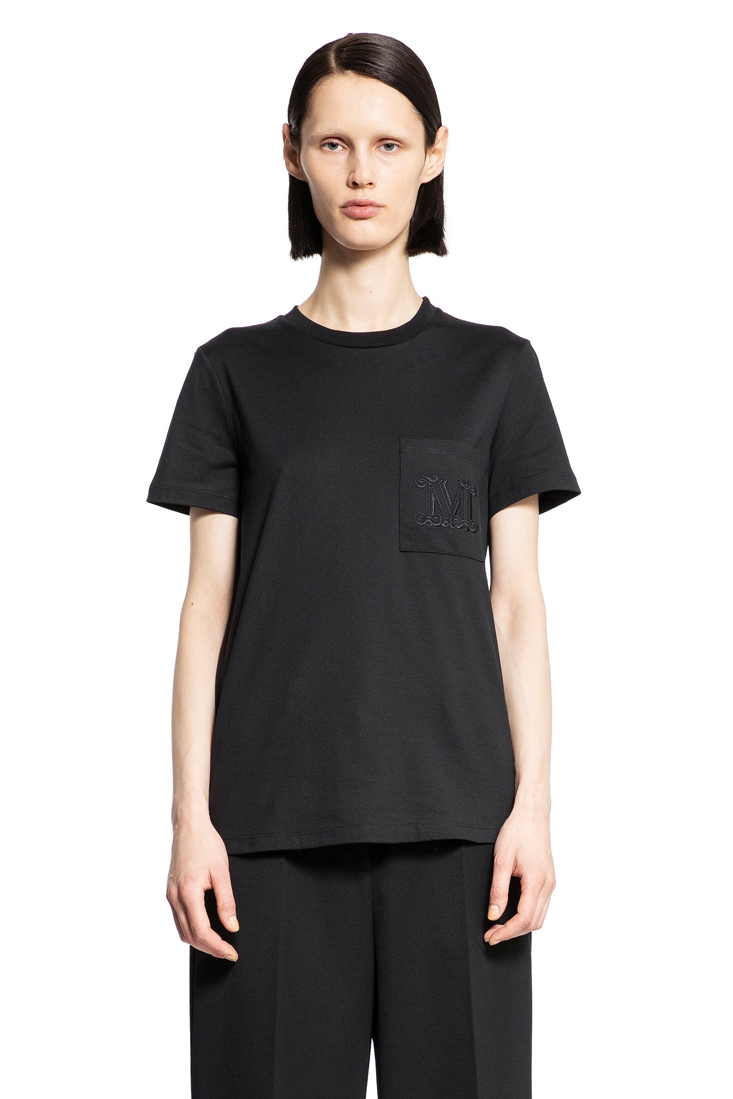 MAX MARA WOMAN BLACK TOPS