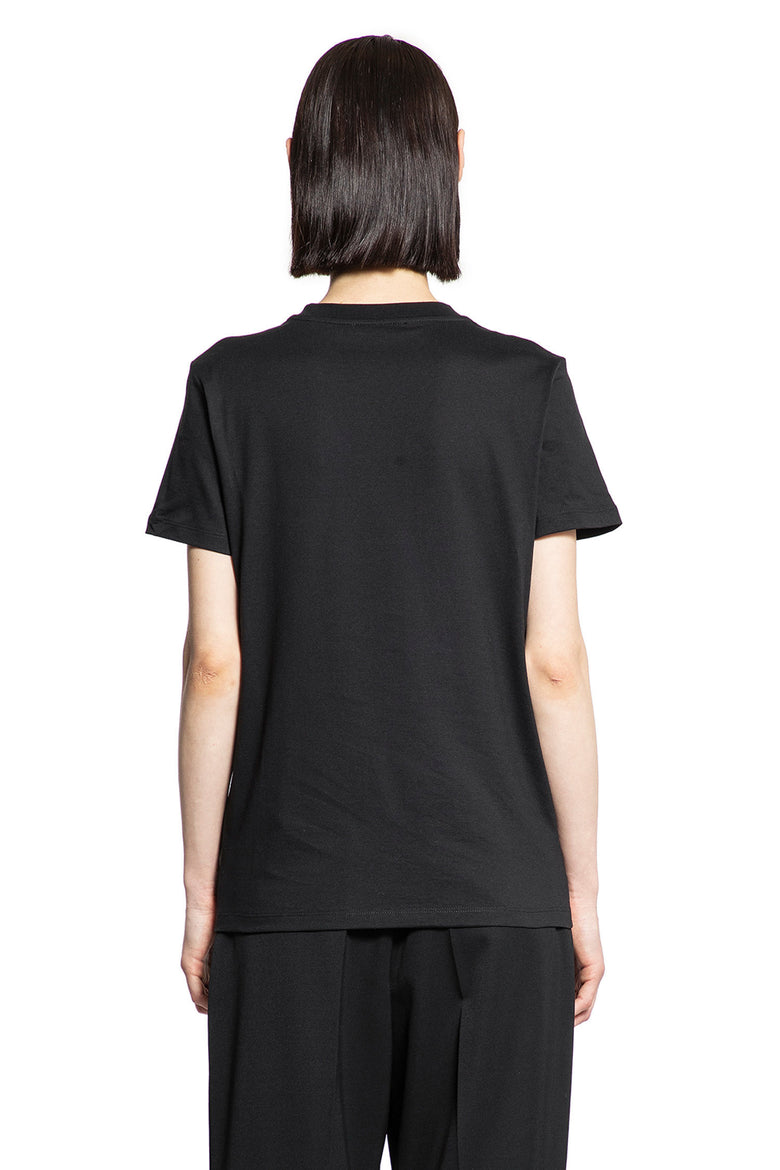 MAX MARA WOMAN BLACK T-SHIRTS & TANK TOPS