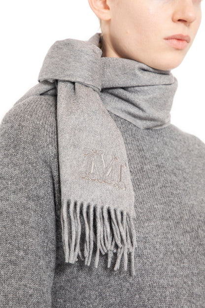 MAX MARA WOMAN GREY SCARVES