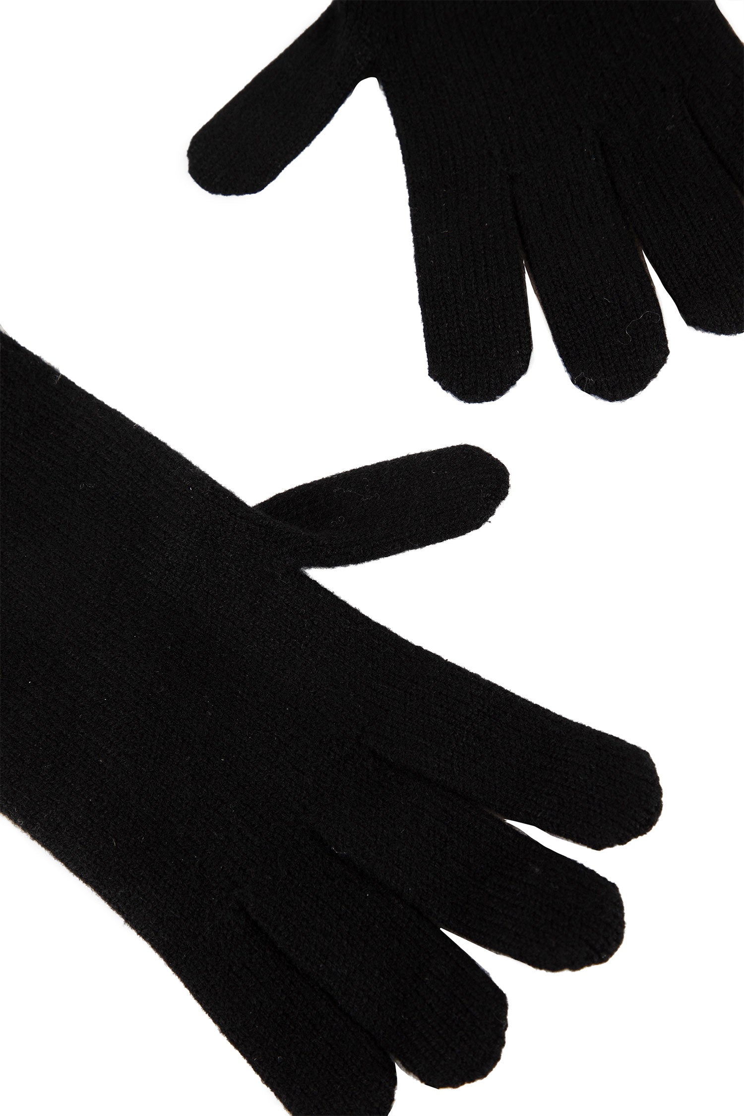 MAX MARA WOMAN BLACK GLOVES