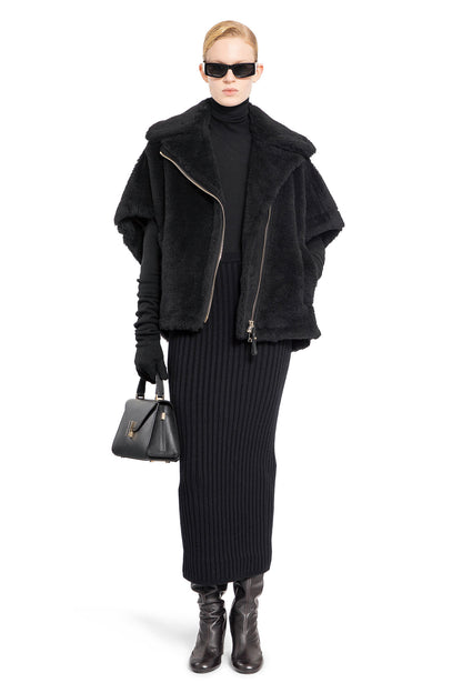 MAX MARA WOMAN BLACK COATS