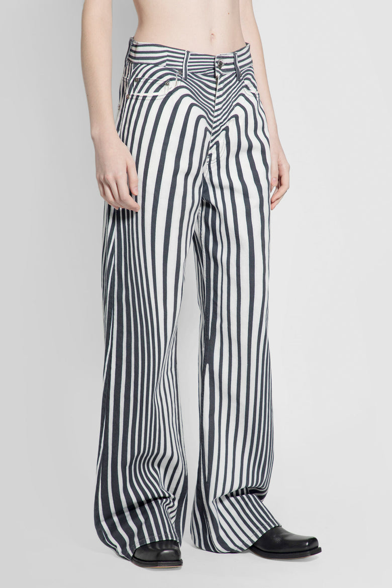 JEAN PAUL GAULTIER WOMAN BLACK&WHITE JEANS