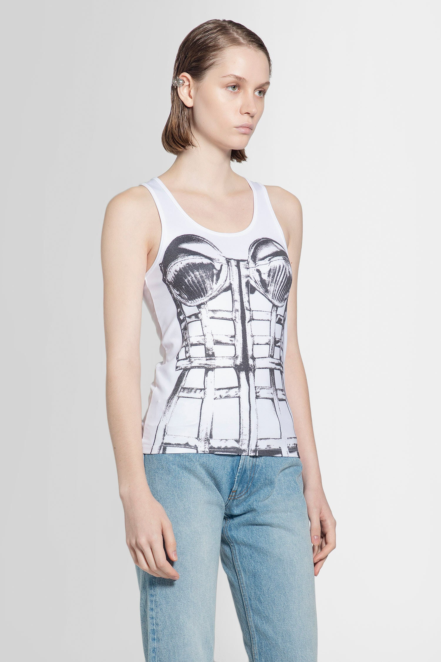 JEAN PAUL GAULTIER WOMAN WHITE TOPS