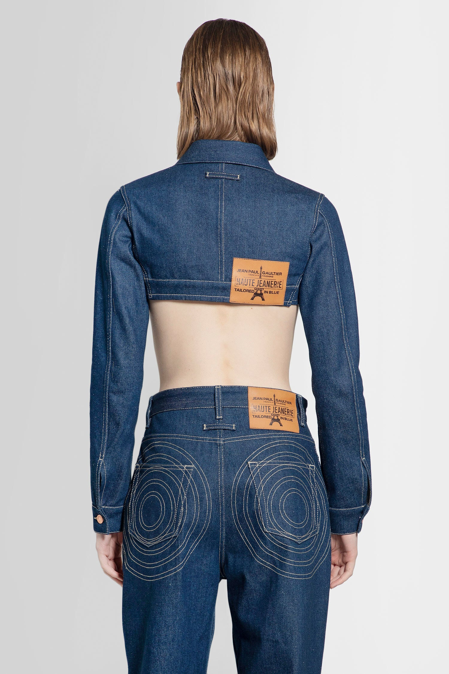 JEAN PAUL GAULTIER WOMAN BLUE JACKETS