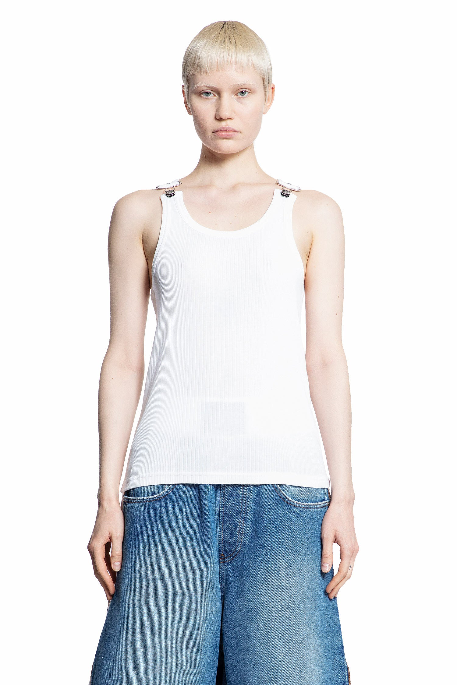 JEAN PAUL GAULTIER WOMAN WHITE TOPS