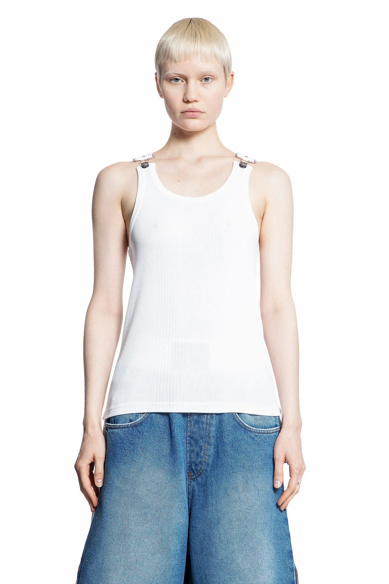JEAN PAUL GAULTIER WOMAN WHITE TOPS - Antonioli.eu