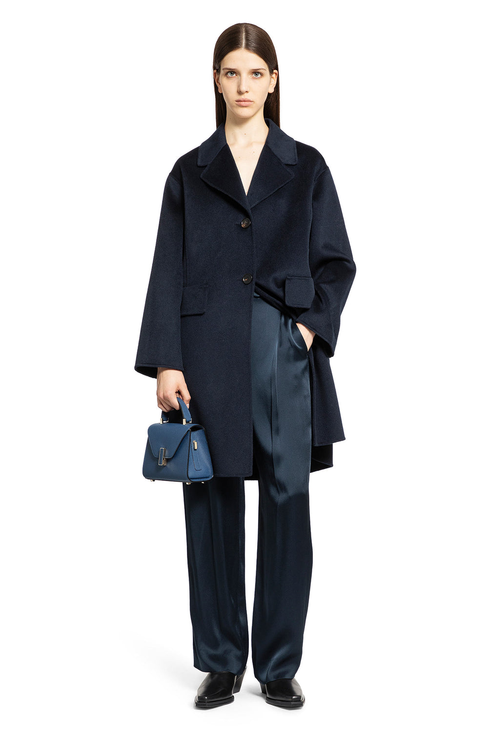 S MAX MARA WOMAN BLUE COATS