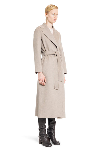 S MAX MARA WOMAN BEIGE COATS