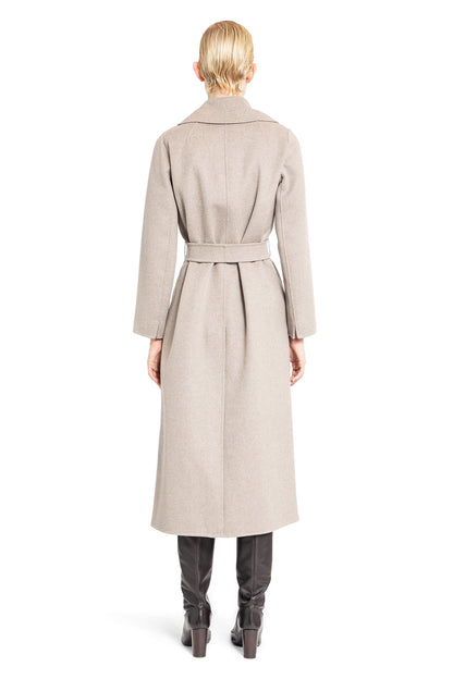 S MAX MARA WOMAN BEIGE COATS