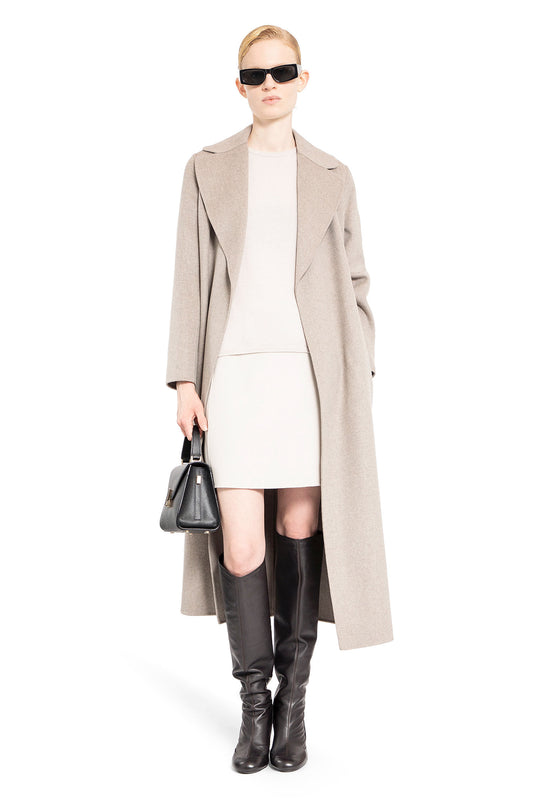 S MAX MARA WOMAN BEIGE COATS