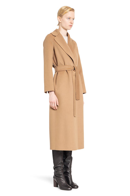 S MAX MARA WOMAN BROWN COATS