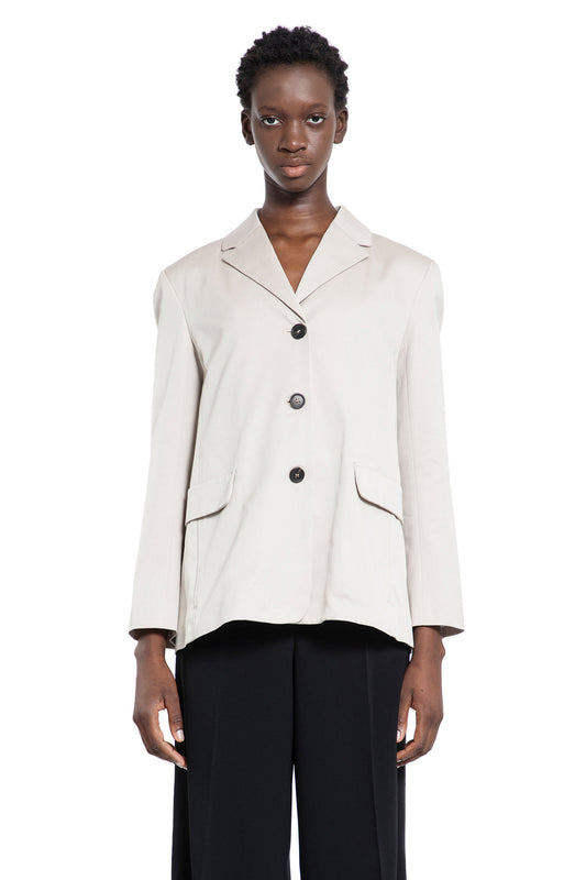 S MAX MARA WOMAN GREY BLAZERS