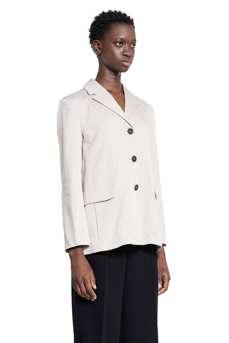 S MAX MARA WOMAN GREY BLAZERS