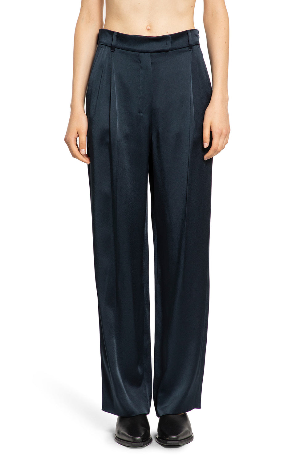 S MAX MARA WOMAN BLUE TROUSERS