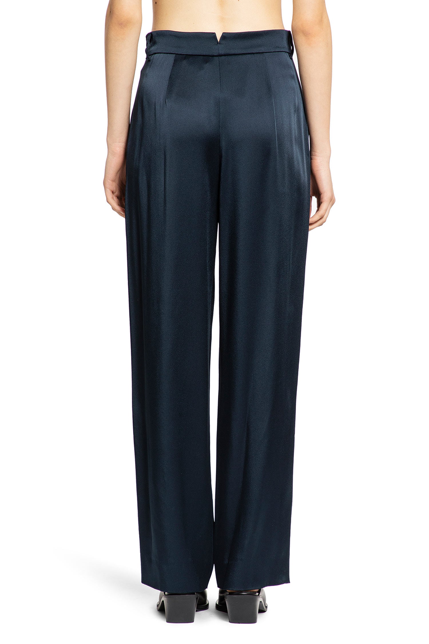 S MAX MARA WOMAN BLUE TROUSERS