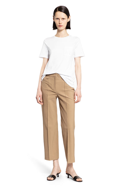 S MAX MARA WOMAN BEIGE TROUSERS