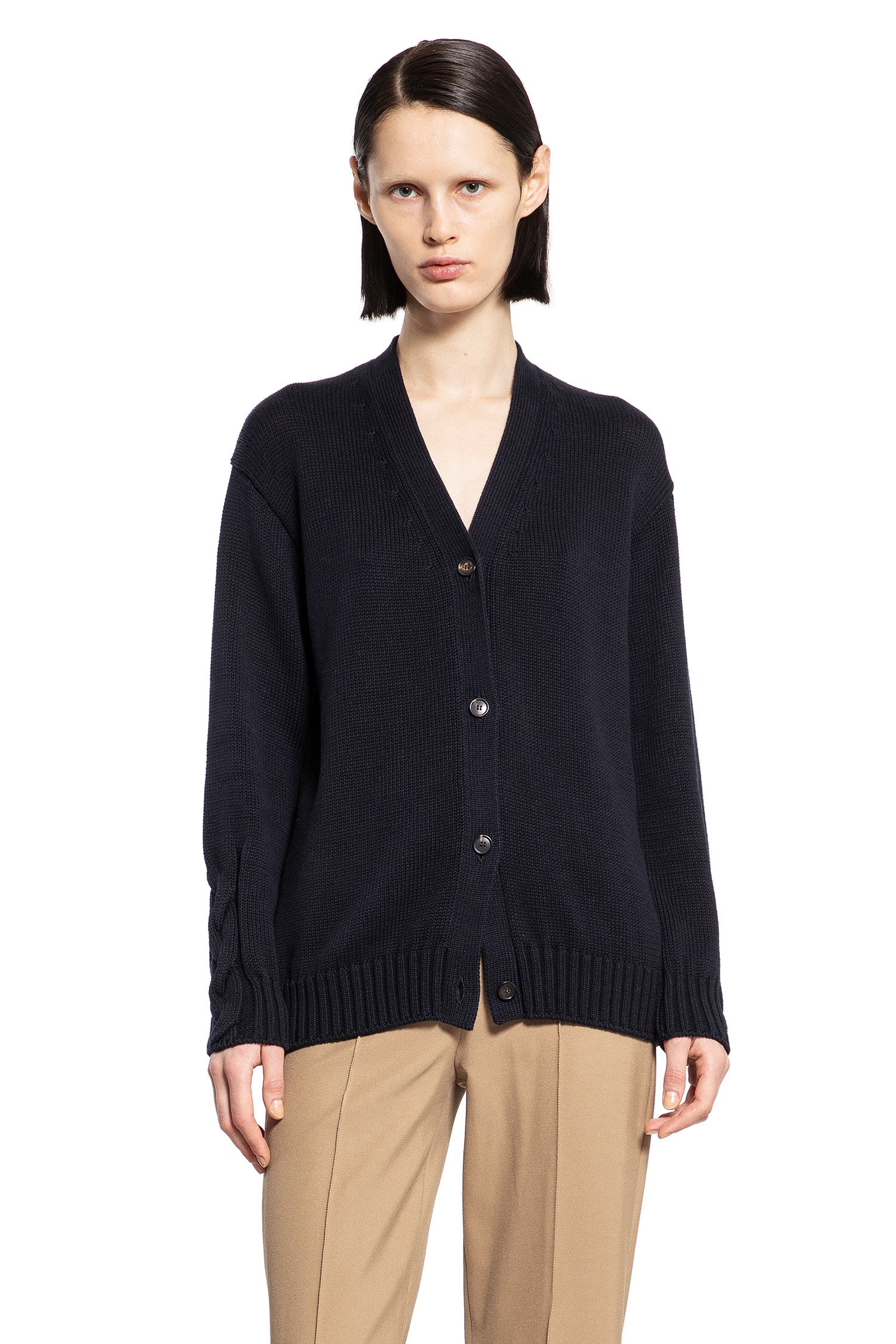 S MAX MARA WOMAN BLACK KNITWEAR