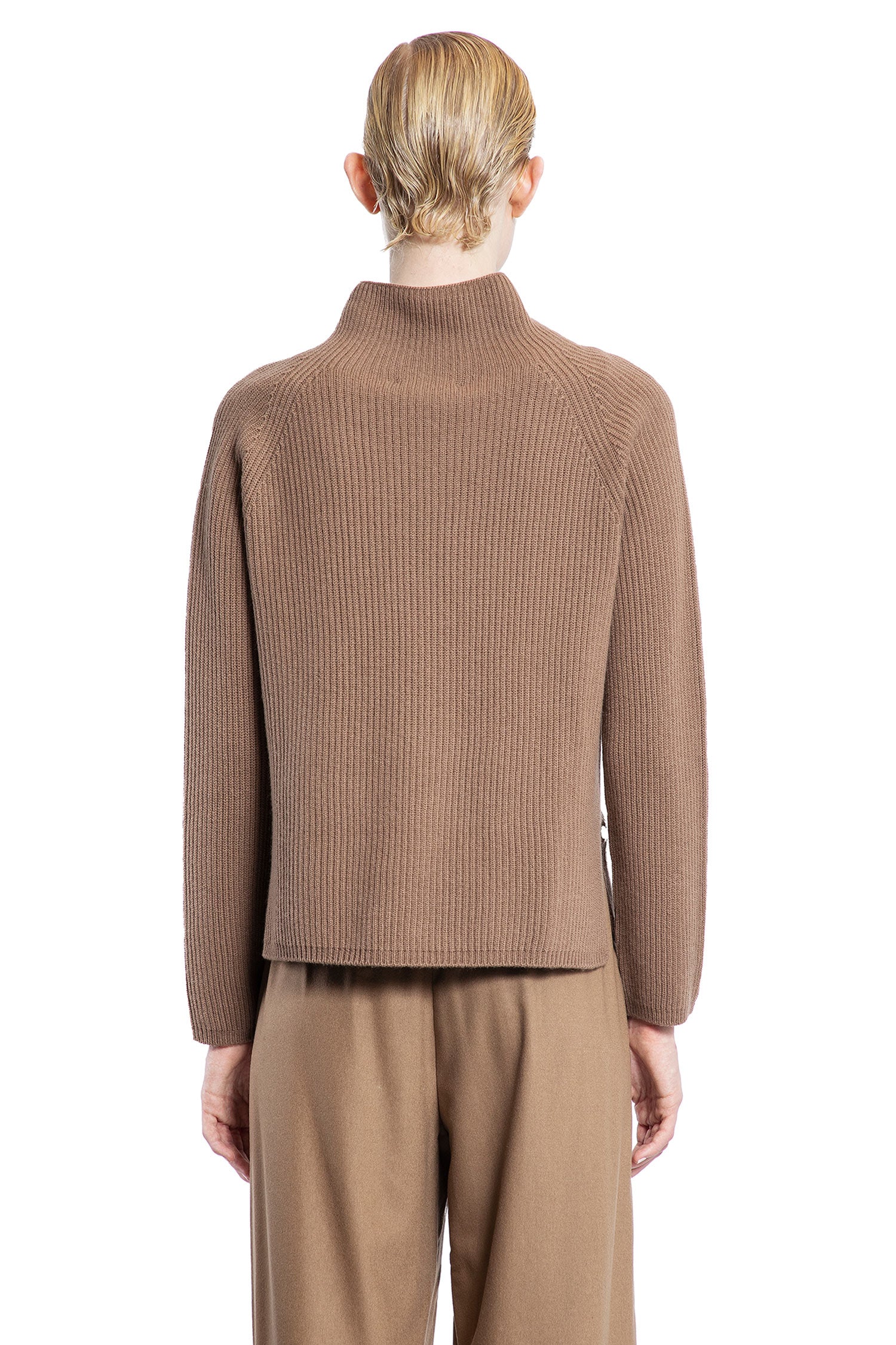 S MAX MARA WOMAN BROWN KNITWEAR