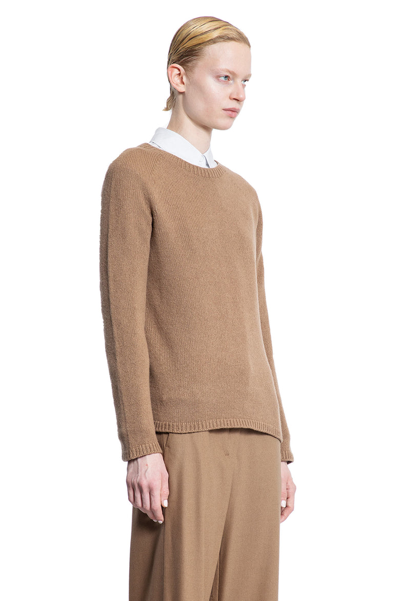 S MAX MARA WOMAN BROWN KNITWEAR