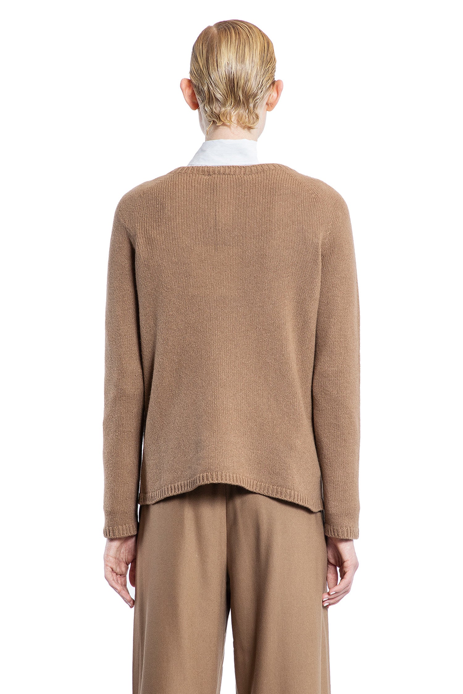 S MAX MARA WOMAN BROWN KNITWEAR