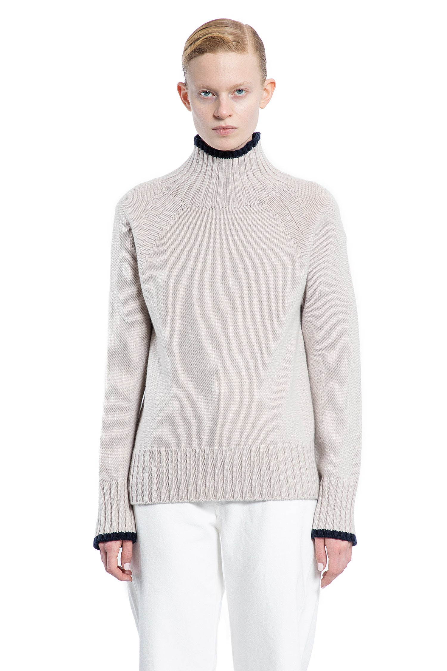 S MAX MARA WOMAN BEIGE KNITWEAR