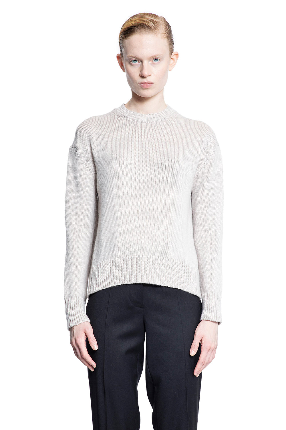 S MAX MARA WOMAN BEIGE KNITWEAR