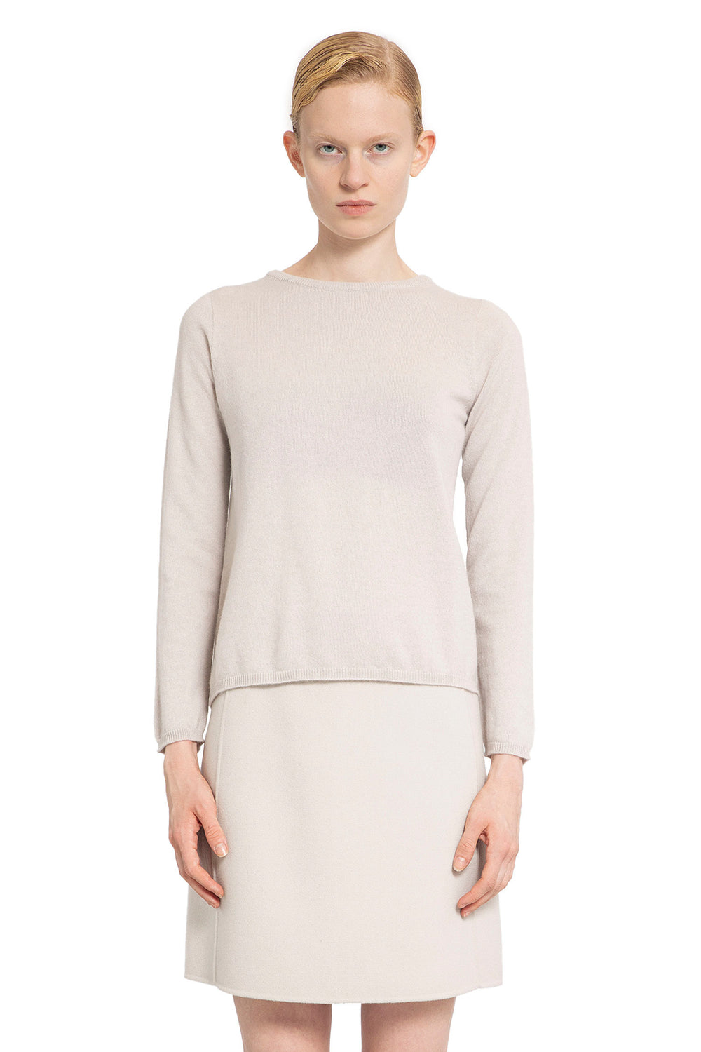 S MAX MARA WOMAN BEIGE KNITWEAR