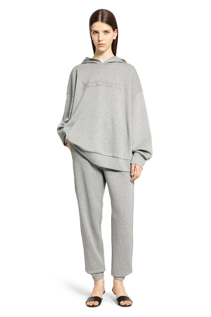 S MAX MARA WOMAN GREY TROUSERS