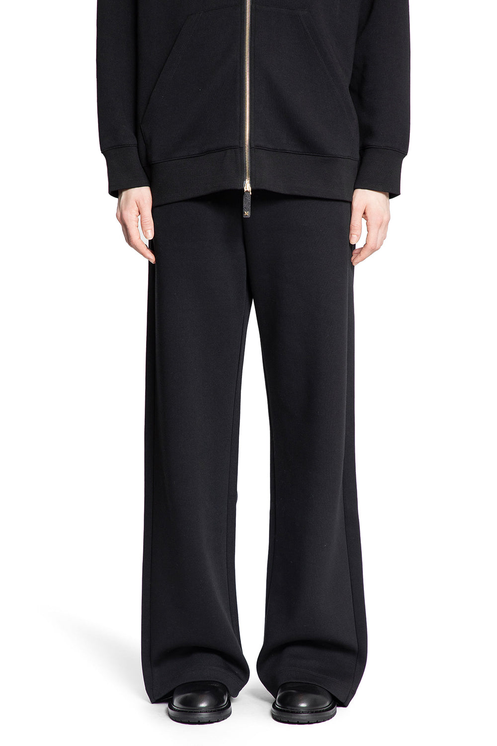 S MAX MARA WOMAN BLACK TROUSERS