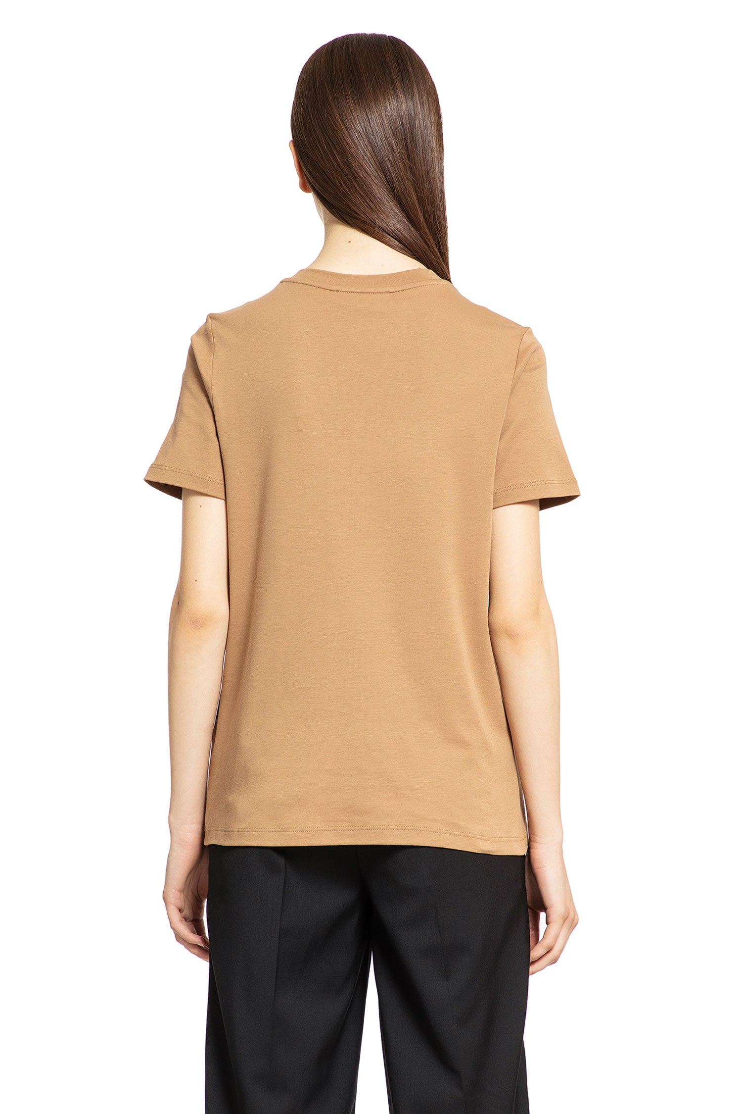 S MAX MARA WOMAN BEIGE T-SHIRTS & TANK TOPS