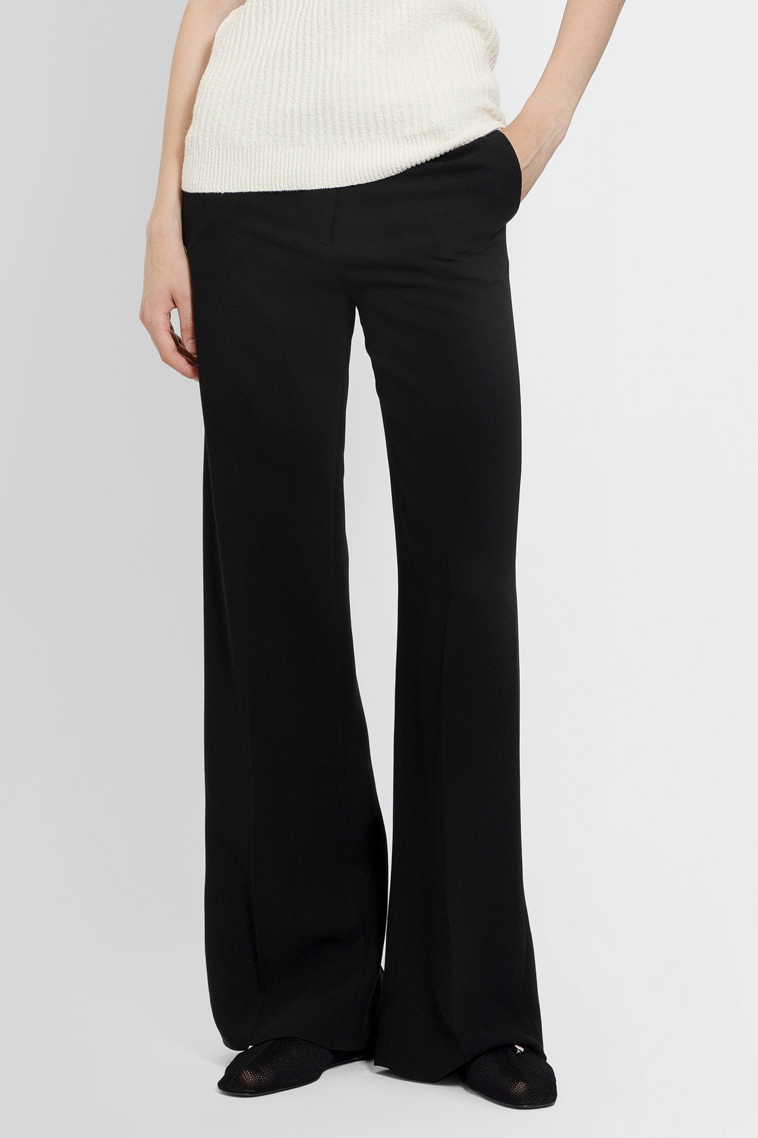 TOTEME WOMAN BLACK TROUSERS