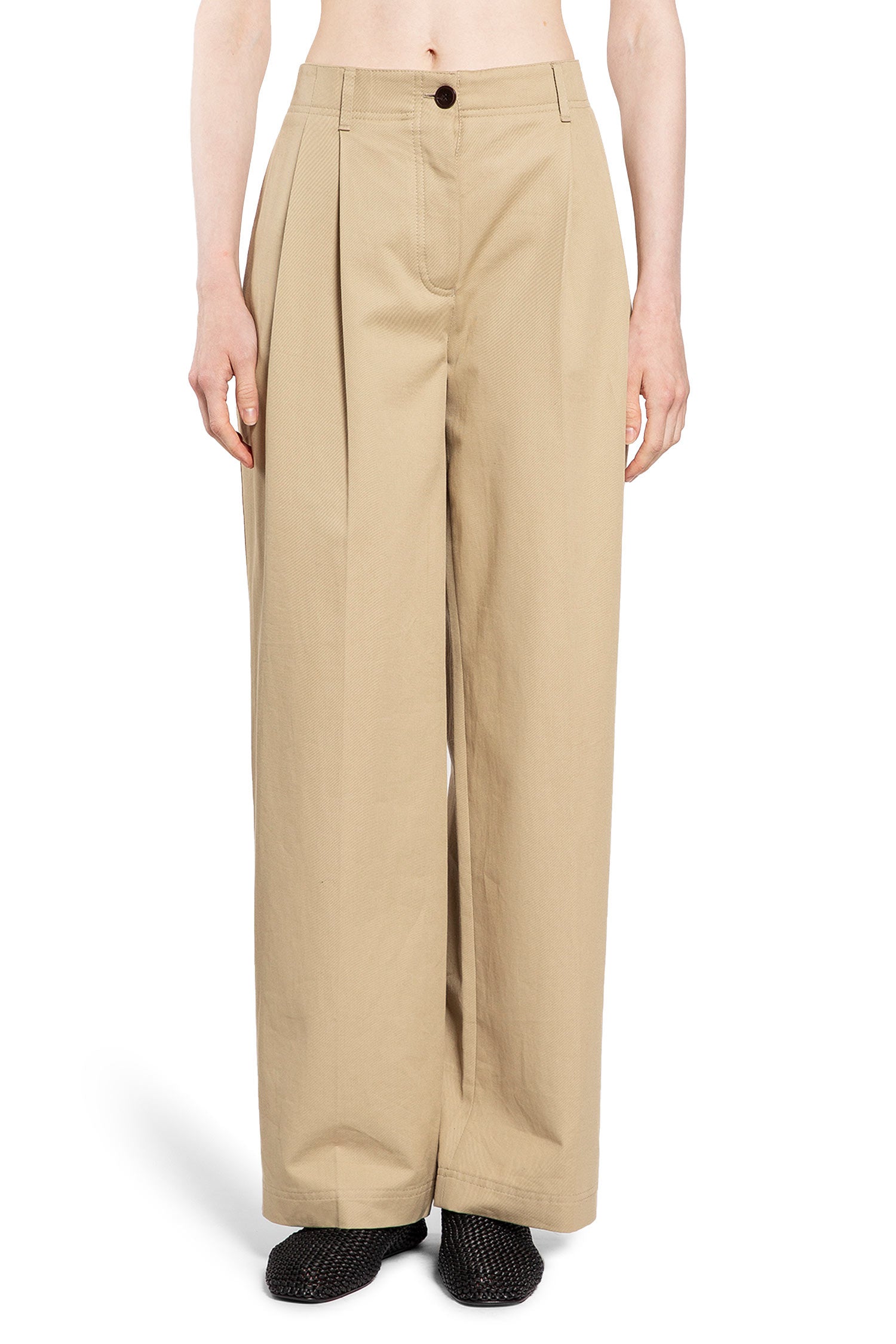 TOTEME WOMAN BEIGE TROUSERS