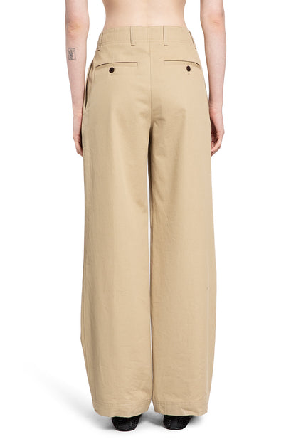 TOTEME WOMAN BEIGE TROUSERS