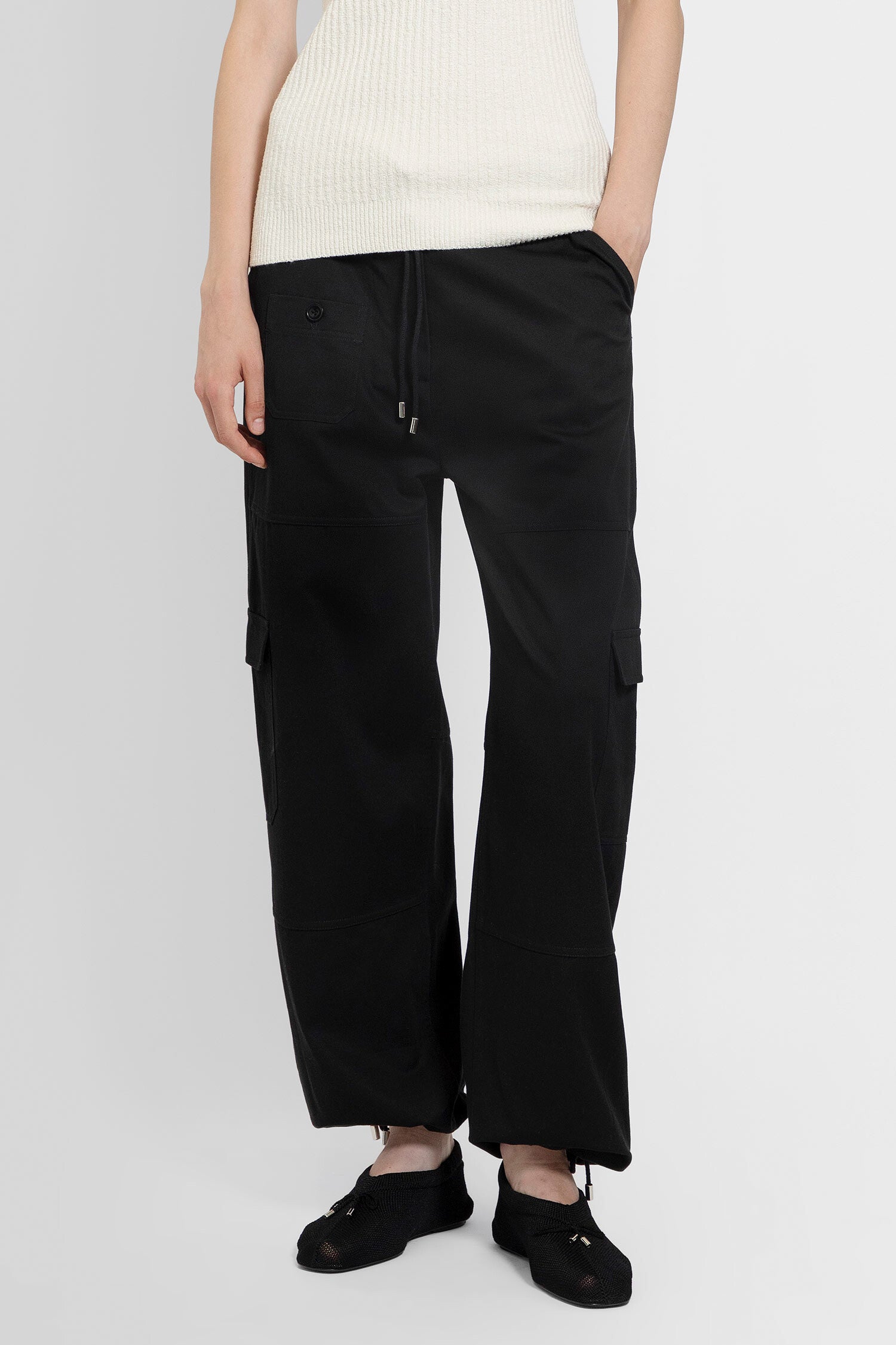 TOTEME WOMAN BLACK TROUSERS