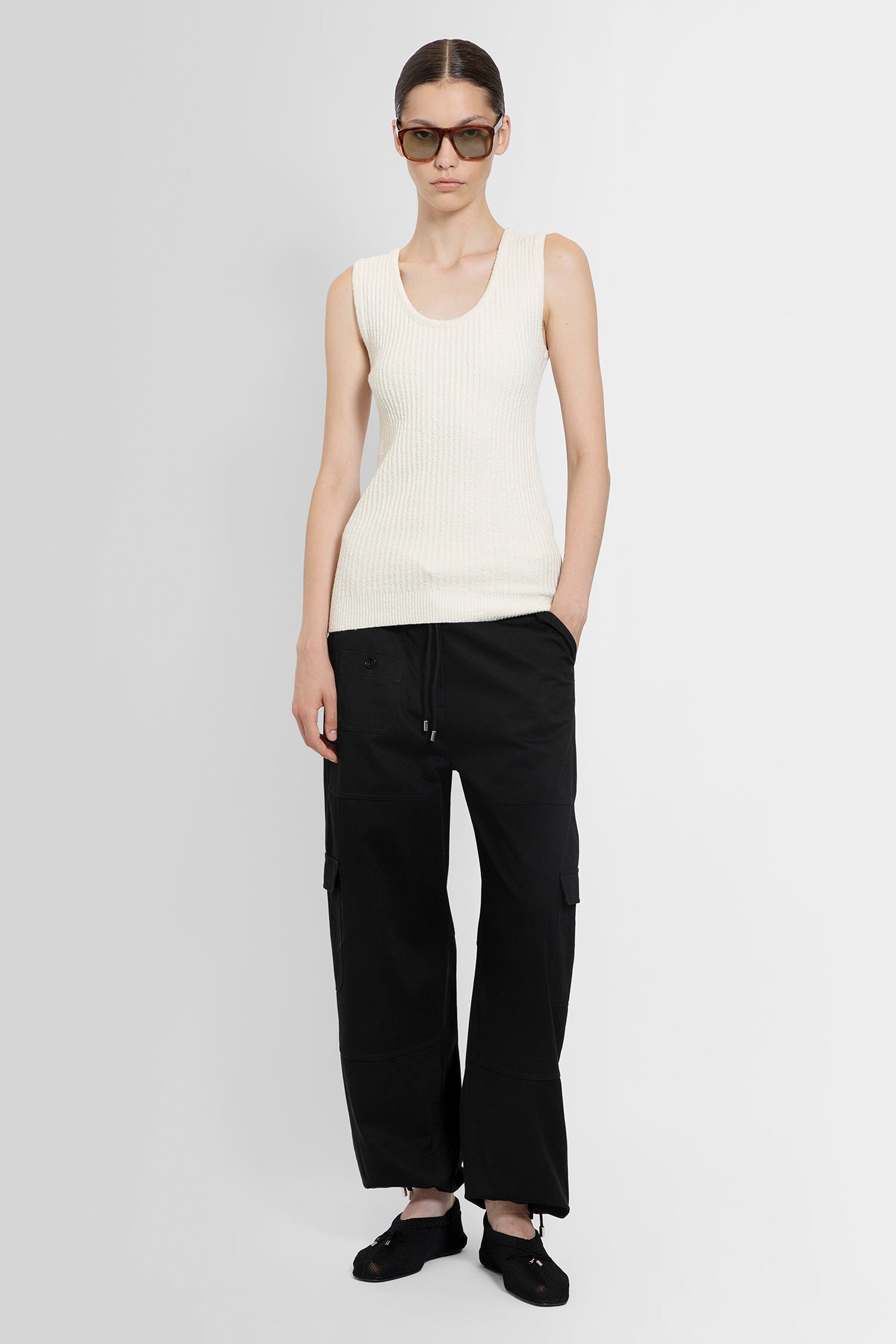 TOTEME WOMAN BLACK TROUSERS