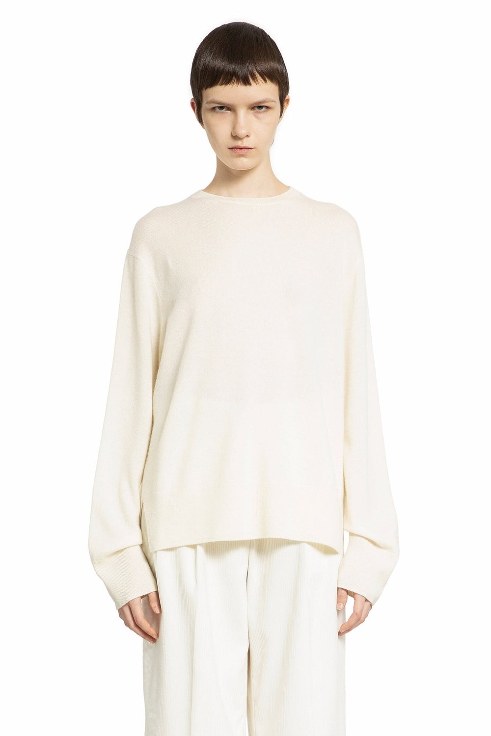 TOTEME WOMAN OFF-WHITE KNITWEAR