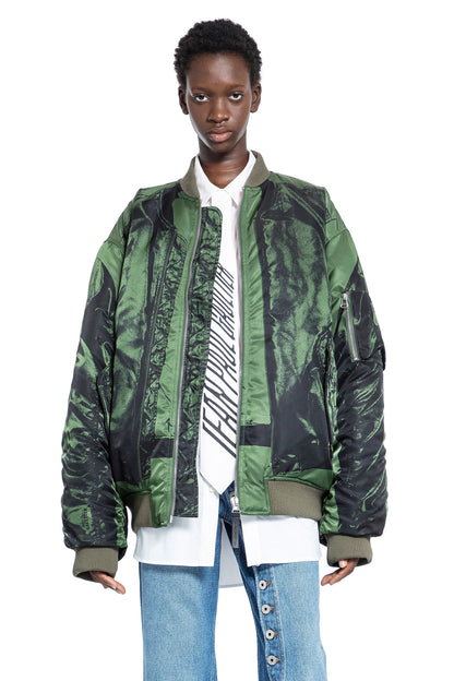 Antonioli JEAN PAUL GAULTIER WOMAN GREEN JACKETS