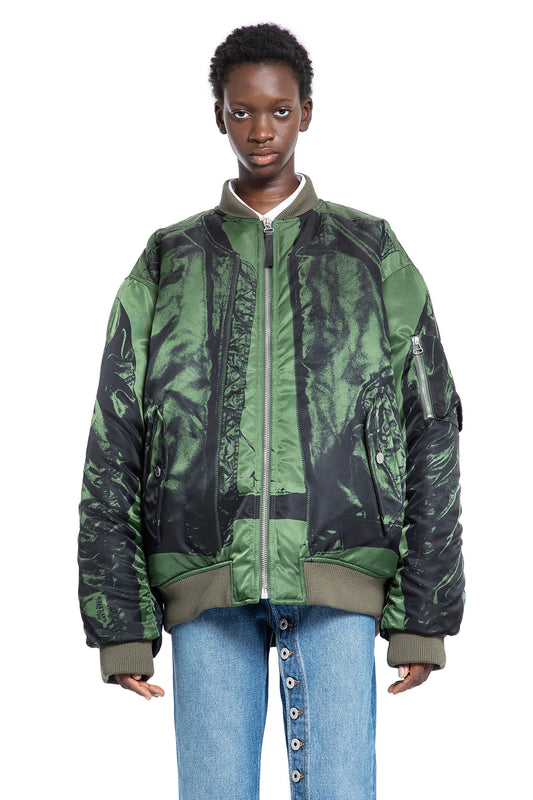 JEAN PAUL GAULTIER WOMAN GREEN JACKETS