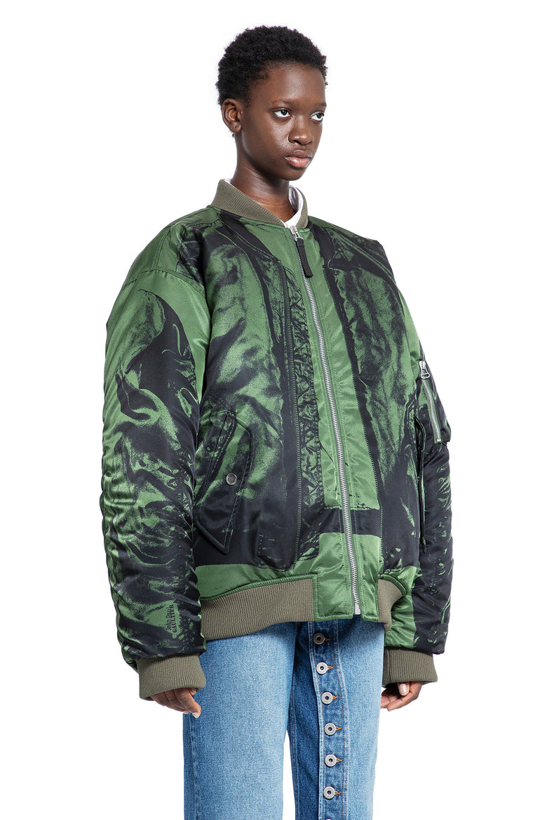 JEAN PAUL GAULTIER WOMAN GREEN JACKETS