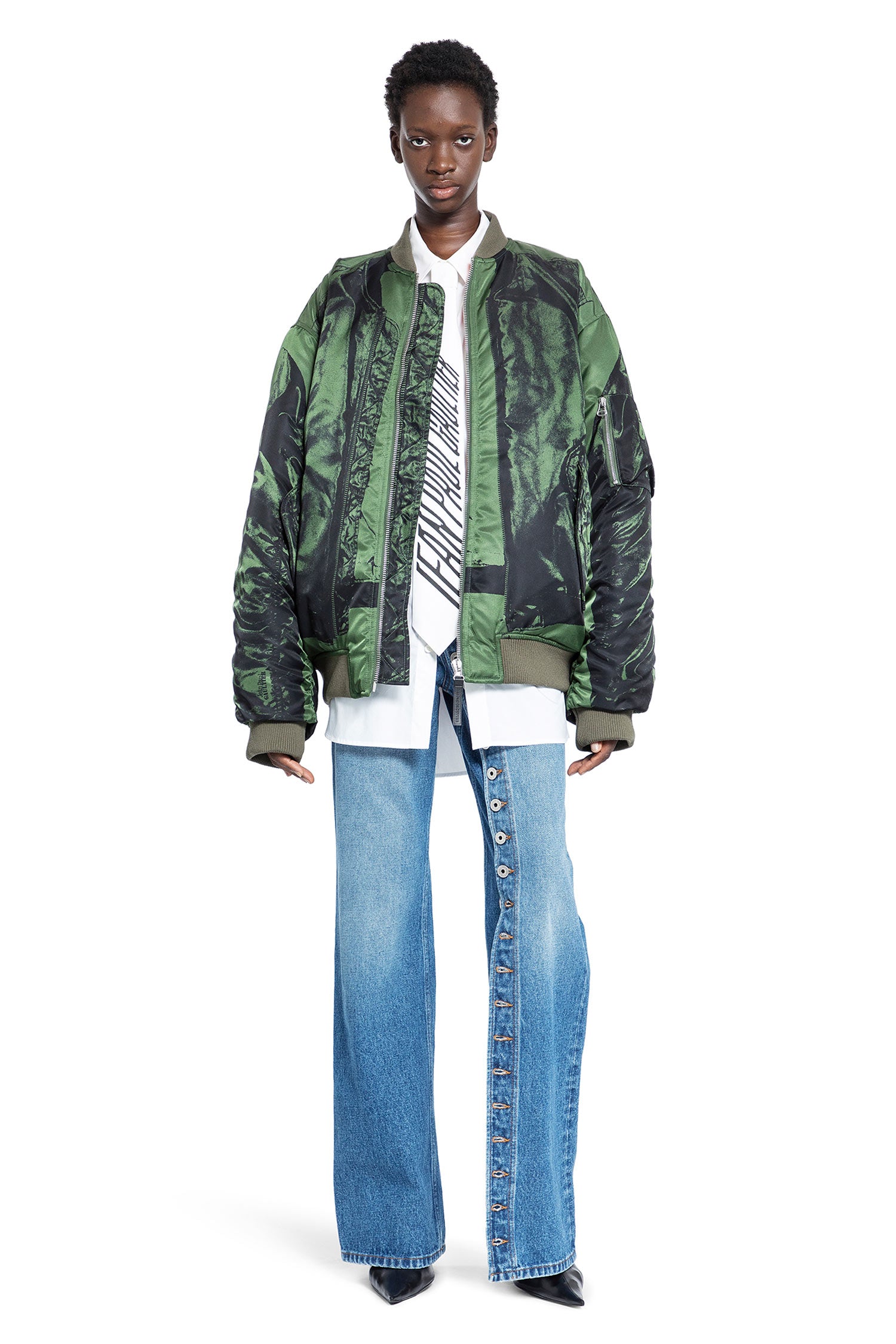 JEAN PAUL GAULTIER WOMAN GREEN JACKETS