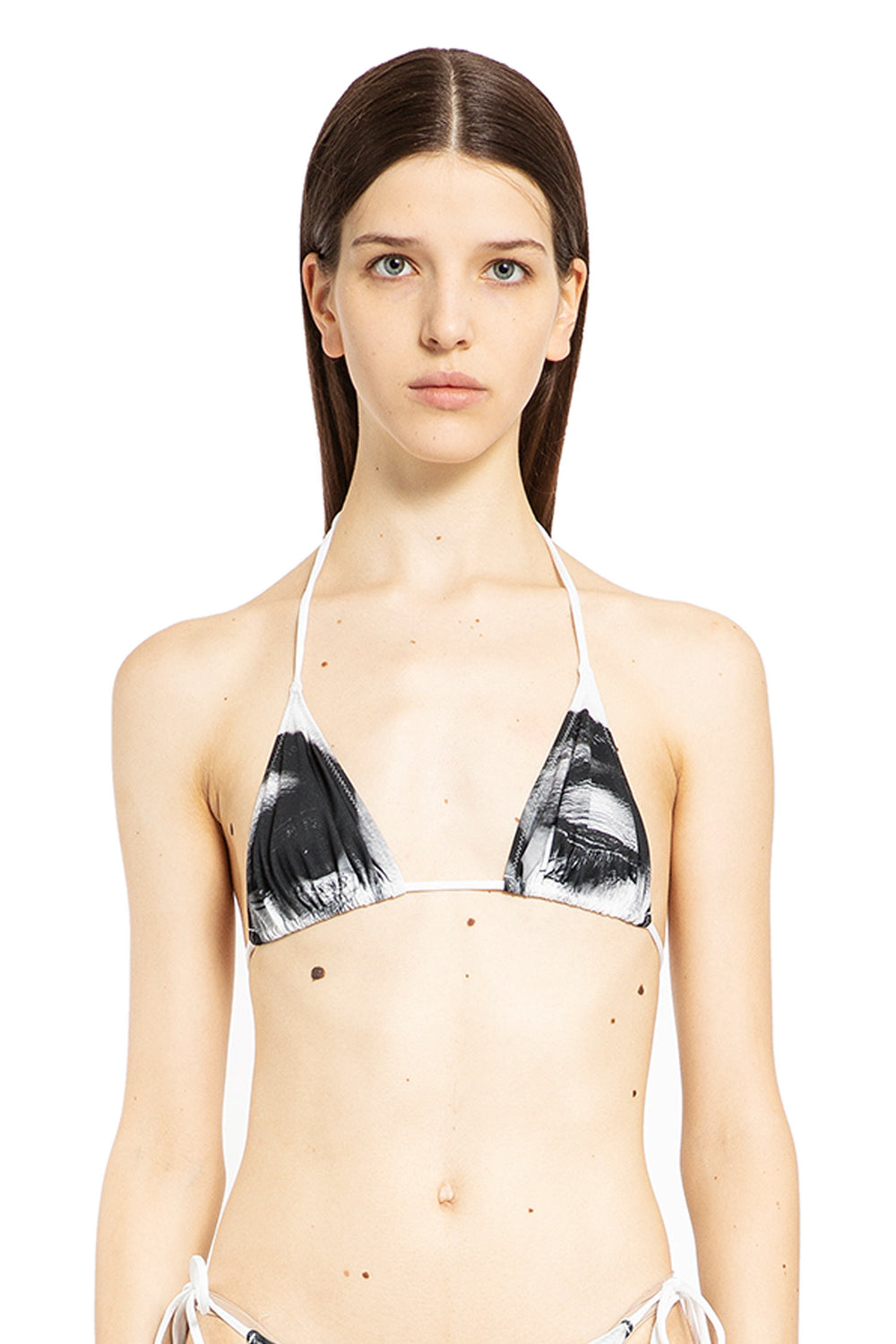 JEAN PAUL GAULTIER WOMAN BLACK&WHITE SWIMWEAR